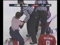 Alex Semin fight vs Marc Staal, Jan 3 2009 during the Capitals - Rangers game.