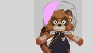 TanooJump - quarterback skin - drawing timelapse