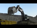 Liebherr 984 Loading a Cat 775F in Brasi mine, recorded a Nikon P100.
