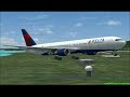 Delta Air Lines 767 landing in Hawaii HNL