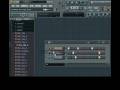 Fl Studio 8 (Tutorial)-How to make a basic hip hop beat and use patterns(Part 1 of 2)