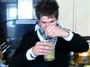 Matty Doing Gin and Lemsip