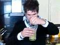 Matty Doing Gin and Lemsip