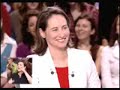 thomas ngijol parle avec la candidate aux elections presidentielles sur le grand journal.