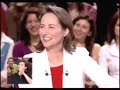 thomas ngijol parle avec la candidate aux elections presidentielles sur le grand journal.