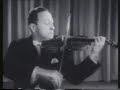 Heifetz Plays Paganini Caprice No 24