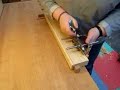 Planing a groove