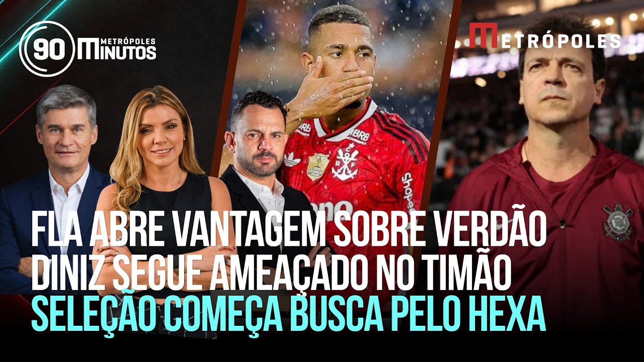 #90minutos: FLAMENGO DEIXA PALMEIRAS PARA TRÁS, INTER DEMITE TÉCNICO E TITE PERDE NA ESTREIA