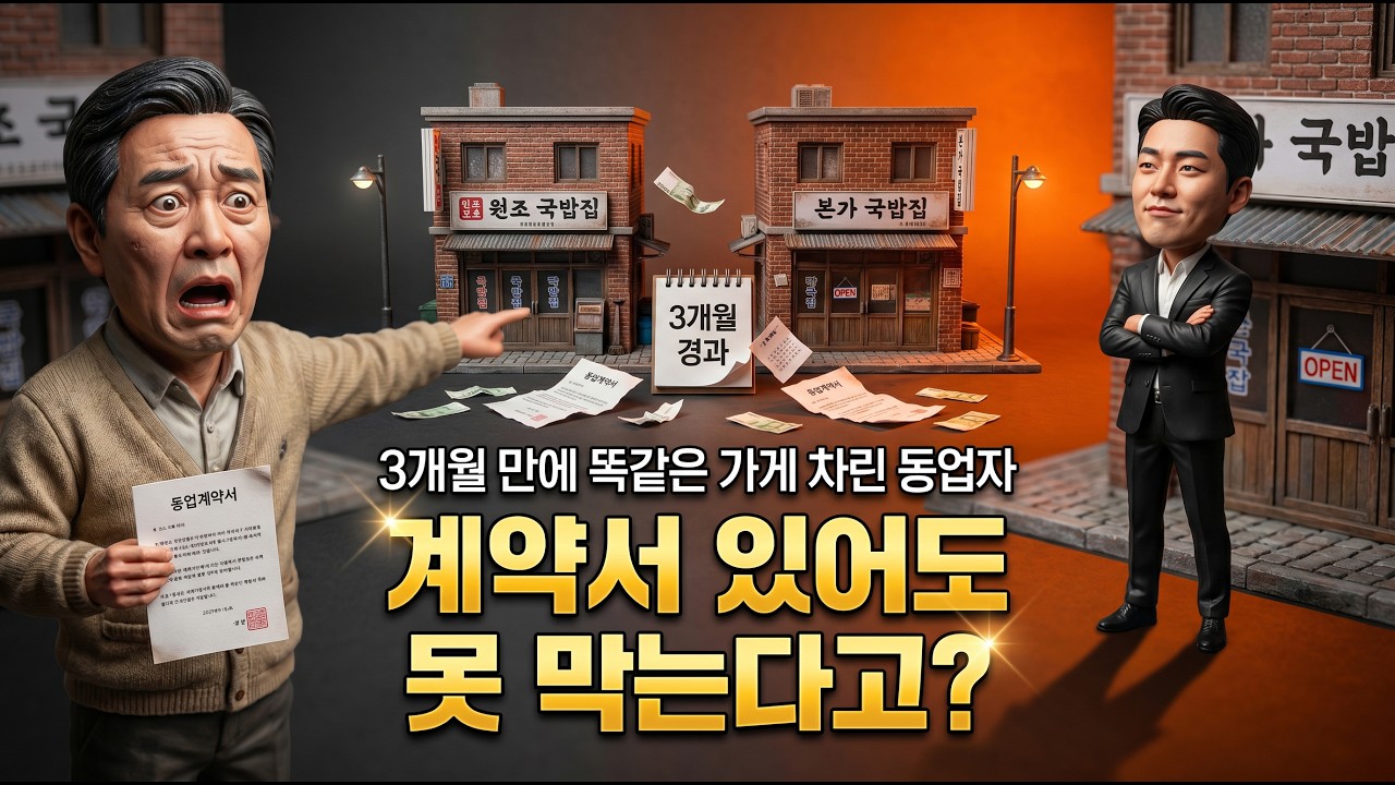 동업자 퇴사 후 꼭 챙겨야 할 경업금지 조항 3가지