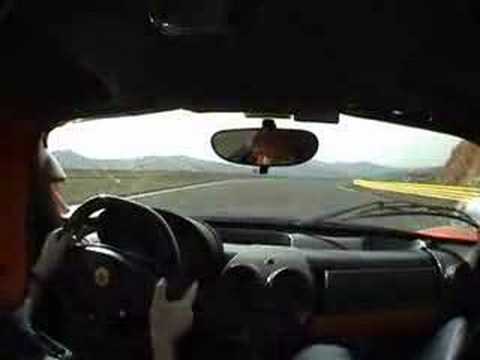 Ferrari Enzo on the track and drifting in the corners!!