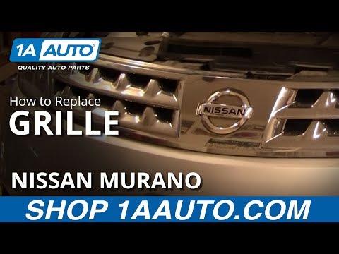 How To Install Replace Radiator Grill Nissan Murano 03-07 1AAuto.com