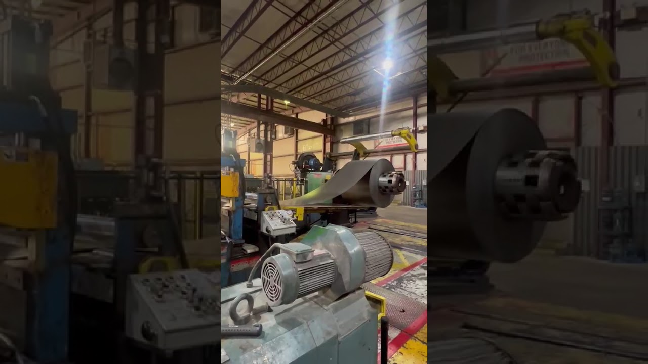 72" x .187" x 60,000# Chicago Maxisota Slitting Line with Two Injector Heads and Braner Turret Stacker Banding Line