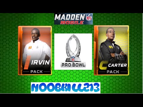 Madden Mobile Pro Bowl Sets Team Irvin & Carter