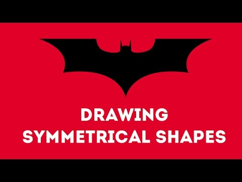 how to draw symmetrically