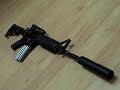 My KWA M4A1 w/exnteded tightbore in a madbull Blackside