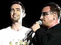 me on stage with u2  again!!!