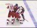 3 fights New York Rangers v Detriot Red Wings