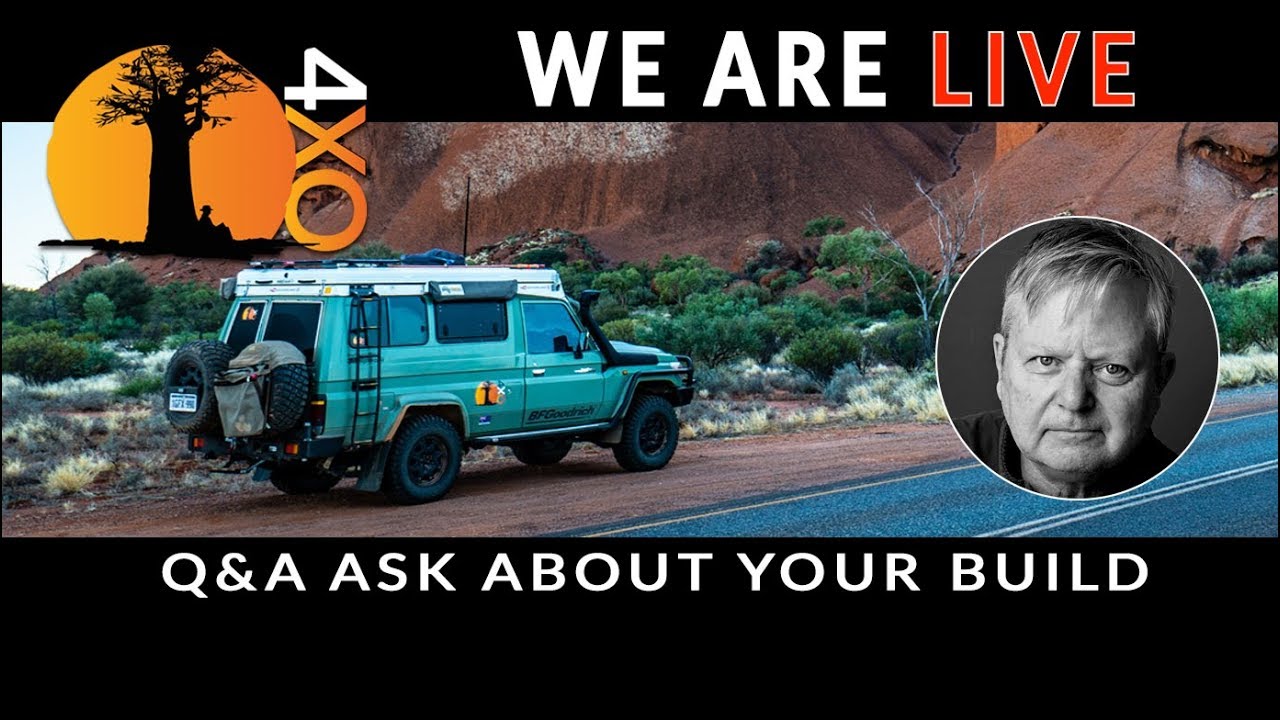 LIVE. Q&A YOUR 4WD BUILD. Andrew St Pierre White (COMPLETED)
