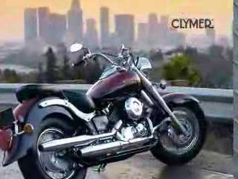 Clymer Manuals Honda Kawasaki Suzuki Yamaha metric cruiser shop service manuals Motorcycle Video