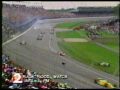 92 Indy 500 - Rick Mears, Emerson Fittipaldi, and Jim Crawford crash