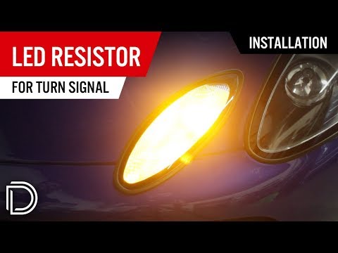 How to Install Resistors for LED Turn Signals, Fix Hyperblinking!