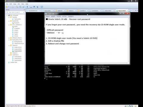 how to recover oracle password