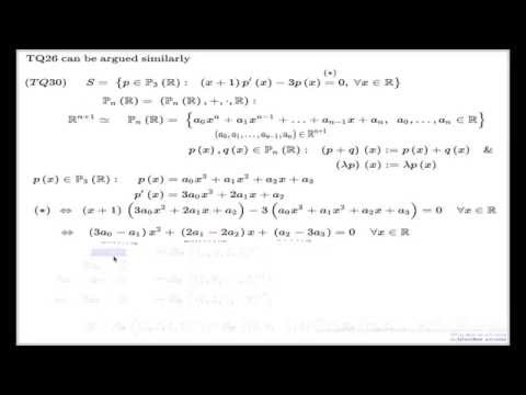 how to define a nontrivial subspace of r^2