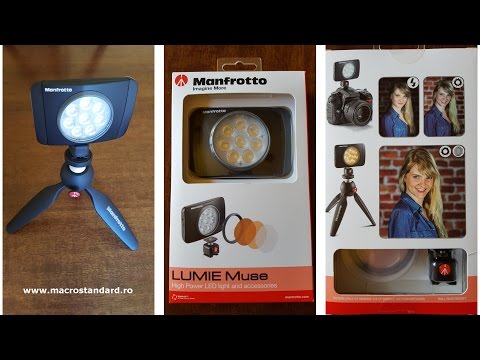 Click aici pentru vizualizare Lampa LED Manfrotto Lumie MUSE Lampa LED Manfrotto Lumie MUSE