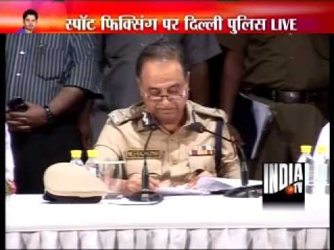 controversy - Delhi Police Commissioner Neeraj Kumar addresses media on IPL 2013 spot-fixing controversy For more content go to http://http://www.indiatvnews.com/video/ Fo...