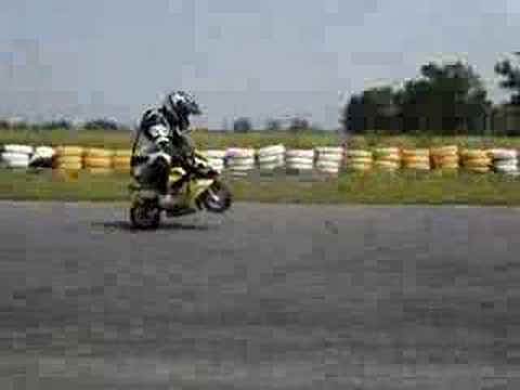 bms pocket bike wheeling. Time: 0:3. petite roue en pocket