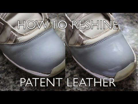 how to dye patent leather