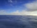 on the plane