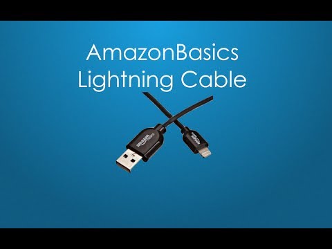 AmazonBasics Lightning Cable Unboxing!