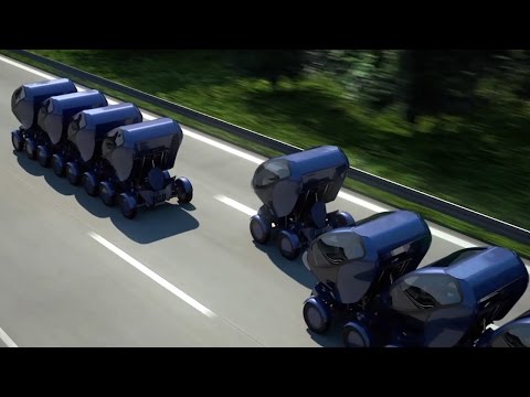 EO Smart Connecting Car formando un tren autónomo