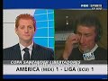 Am�rica 1 Liga de Quito 1 Semifinal - Entrevista Pat�n Bauza