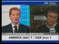 América 1 Liga de Quito 1 Semifinal - Entrevista Patón Bauza