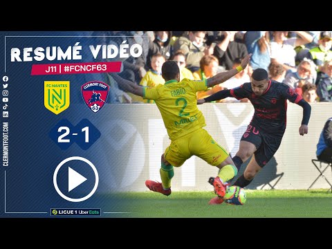 FC Nantes Atlantique 2-1 Clermont Foot Auvergne Cl...