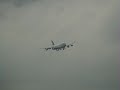 Cathay Pacific 747-400 landing at Hong Kong Kai Tak