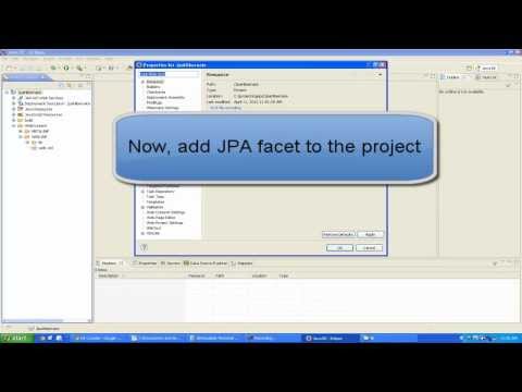 how to enable jpa in eclipse