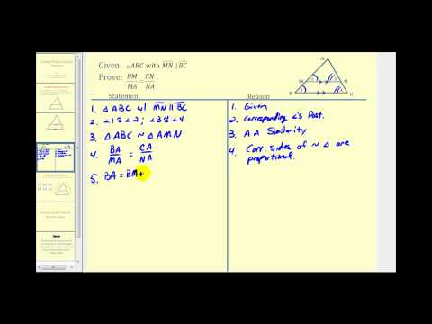 how to prove geometric theorems