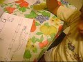 Tati doing homework