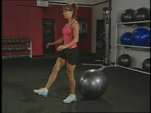 Virtual Fitness: How To Do A Stability Ball Single Leg Squat – Irene ...