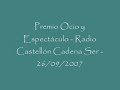 miguel ángel silvestre premio radio castellón cadena ser