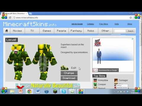 how to change your skin in minecraft sp