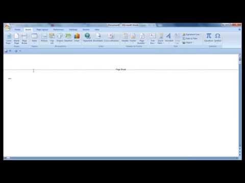 how to remove blank page in word