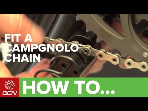 how to fit bike chain