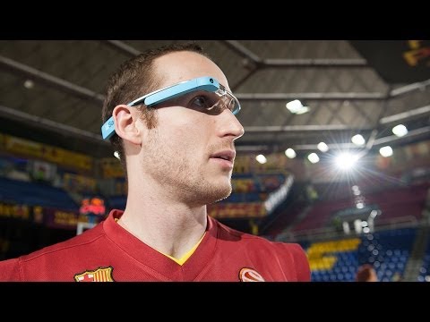 Euroleague action through Google Glass