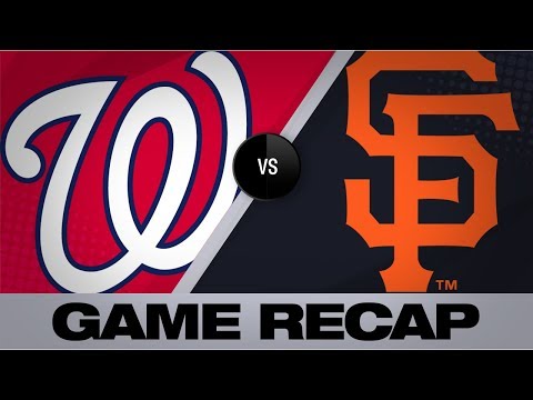 Video: Fedde's scoreless start leads Nats in 4-0 win | Nationals-Giants Game Highlights