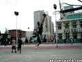 guy nearly cuts his head off