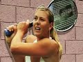 elie seckbach the embedded nba correspondent interviews maria sharapova at the east west bank classic in carson ca.
